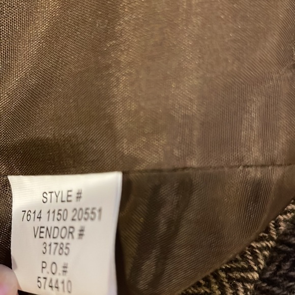 Haggar brown tweed jacket (sz 10) - Picture 8 of 8